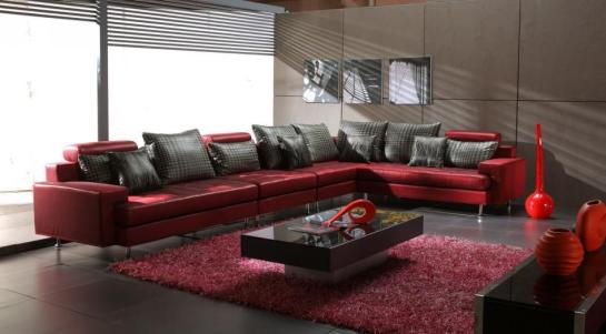 Luxury-leather-sectional-sofa